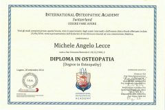 Diploma in Osteopatia