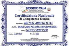 Certificazione Nazionale Metodo Mezieres